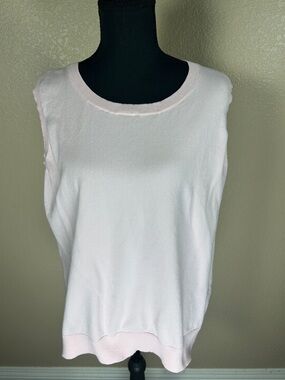 Talbots Light Pink Sweater Vest Size Large – Classic & Soft